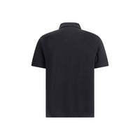 Black Cotton Polo Shirt