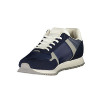 Blue Polyurethane Men's Sneaker