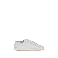 White Calf Leather Bos Taurus Low Top Sneakers