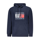 Blue Cotton Men's Hoodie