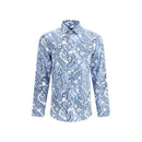 Light Blue Cotton Pattern Shirt