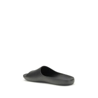 Black Rubber Slippers