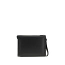 Black Leather Clutch Bag