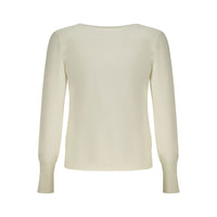 Bianco Viscosa Womens Cardigan