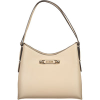 Beige Poliuretano Women Handbag
