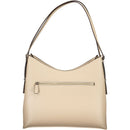 Beige Poliuretano Women Handbag