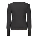 "Nero Viscosa Donna Cardigan"