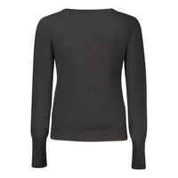 "Nero Viscosa Donna Cardigan"