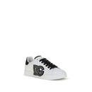 White Calf Leather Bos Taurus Low Top Sneakers