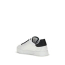 White Calf Leather Bos Taurus Low Top Sneakers