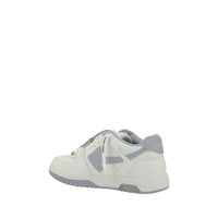 White Rubber Low Top Sneakers
