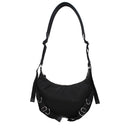 Black Nylon Crossbody Bag