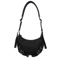 Black Nylon Crossbody Bag
