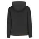 Black Cotton Women's Sweatshirt Hoodie