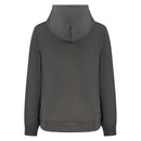Black Cotton Women's Sweatshirt Hoodie