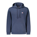 Blue Cotton Men's Hoodie