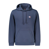 Blue Cotton Men's Hoodie