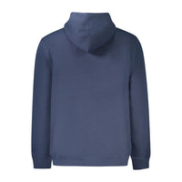 Blue Cotton Men's Hoodie