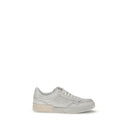 White Calf Leather Bos Taurus Low Top Sneakers