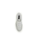 White Calf Leather Bos Taurus Low Top Sneakers