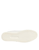 White Leather Sacred Heart Patch Sneakers Shoes