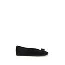 Black Calf Leather Bos Taurus Ballet Flats