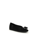 Black Calf Leather Bos Taurus Ballet Flats
