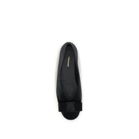 Black Calf Leather Bos Taurus Ballet Flats