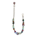 Multicolor Murano Glass Beads Brass Zamak Necklace