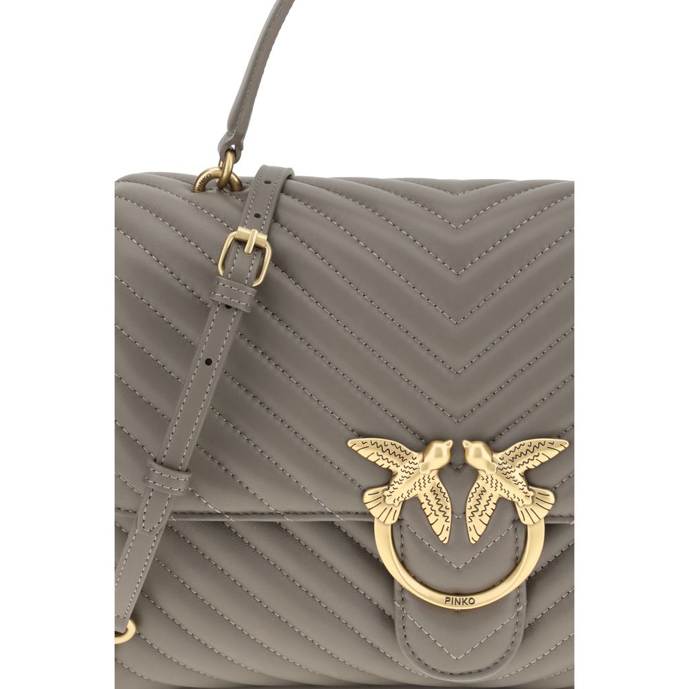 Gray Calf Leather Bos Taurus Handbag