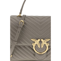 Gray Calf Leather Bos Taurus Handbag