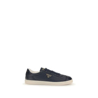 Blue Calf Leather Bos Taurus Low Top Sneakers