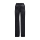 Black Cotton Relaxed Fit Jeans