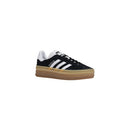 Black Suede Leather Low Top Sneakers
