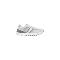 Gray Suede Leather Athletic Sneakers