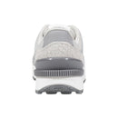 Gray Suede Leather Athletic Sneakers