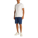 Blue Cotton Bermuda Shorts