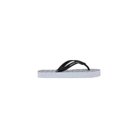 White Rubber Flip-Flop Sandals