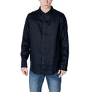 Blue Linen Dress Shirt