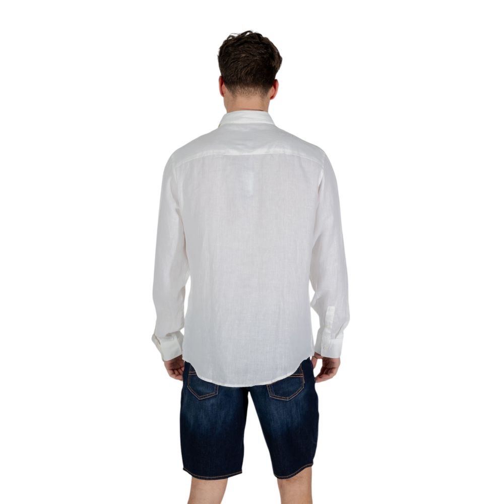 White Linen Dress Shirt