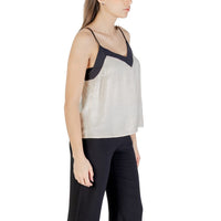 Beige Nylon Top