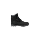 Black Leather Lace-Up Boots