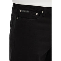 Black Cotton Bermuda Shorts