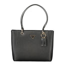 Black Polyurethane Women's Handbag