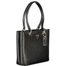 Black Polyurethane Women's Handbag