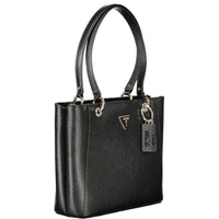 Black Polyurethane Women's Handbag