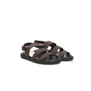 Brown Cowhide Men Sandal