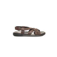 Brown Cowhide Men Sandal