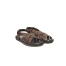 Brown Cowhide Men Sandal