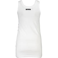 White Cotton Women Tank Top